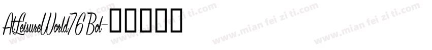 AtLeisureWorld76 Bol字体转换